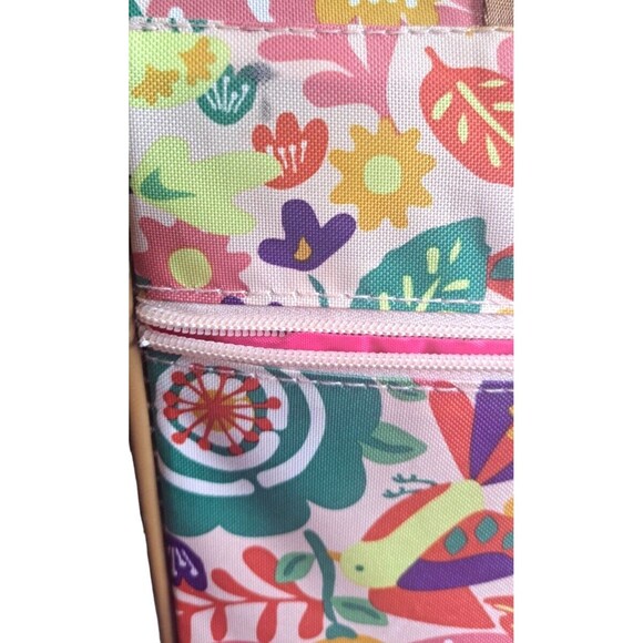 Lily Bloom Floral Wheeled Travel Suitcase Under Seat Carry on Overhead - Picture 13 of 15